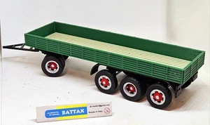 # 1/43 RIMORCHIO a 4 ASSI CASSONE (Lunghezza 8 m) by BATTAX x IXO/deagostini # - Foto 1 di 1