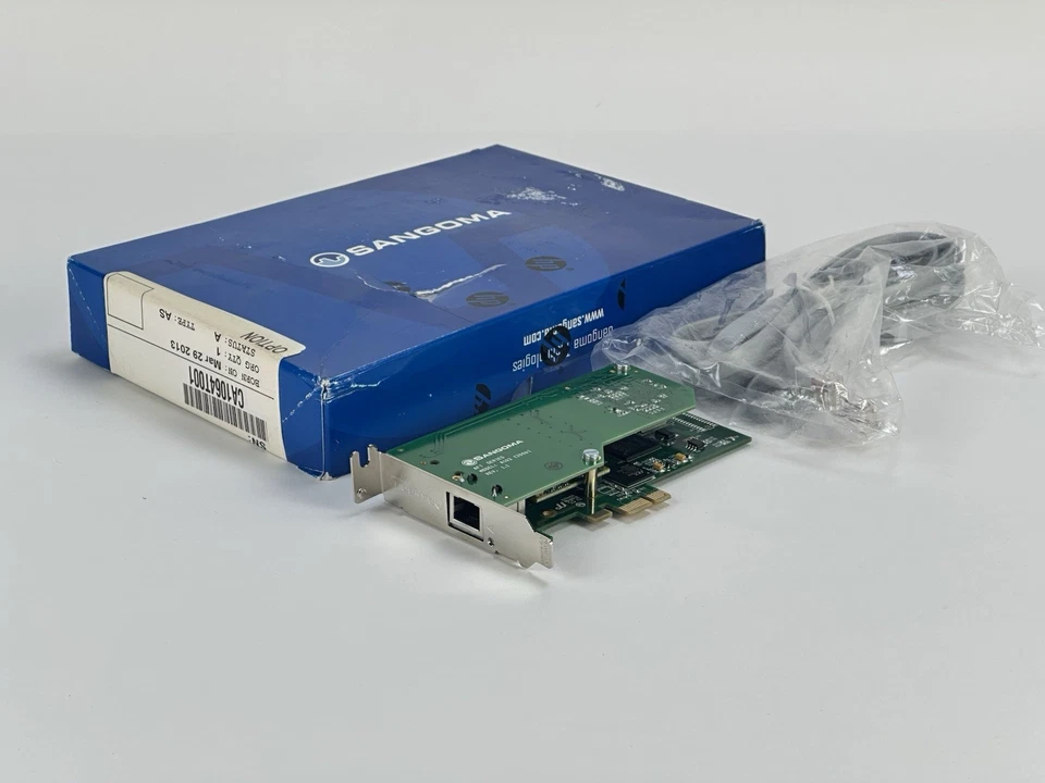 HP J9487A Sangoma Single Port T1/E1/J1 Voice Card RSVLC-1002A A102 - Image 1 of 4