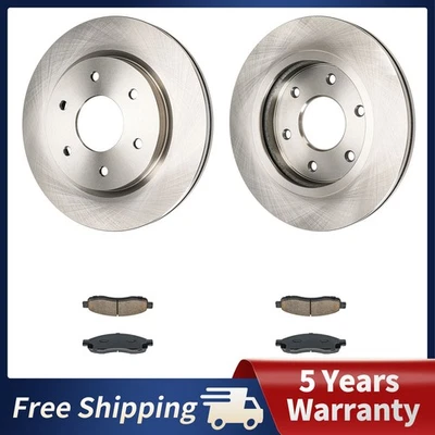 Front Vented Noiseless Brake Kit Fits Nissan TITAN 2005 2006 2007 Armada 2005 — 第 1/4 张图片