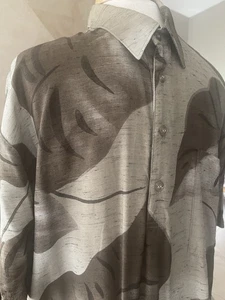 Alan Stuart Vintage Grandpacore Kragen Pullover Geometrisches Muster Herren Gr. L USA - Bild 1 von 8