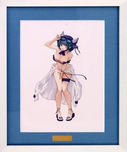 Azur Lane Newly Drawn Illustration Chara-Fine Graph – Cheshire (Swimsuit Ver.) - Picture 1 of 1