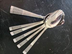 Rogers Stanley Roberts CASA VISTA 7 Oval Place Spoons Stainless Steel - Picture 1 of 2