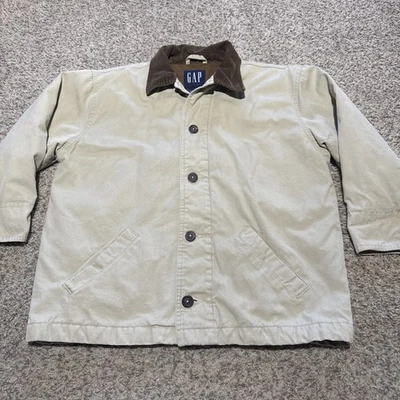 Gap Kids Lined Jacket Boys Size Large Button Up - Image 1 of 4