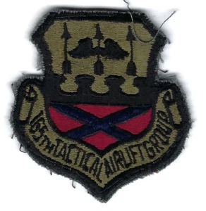 PATCH USAF 165TH TACTICAL AIRLIFT WING GEORGIA AIR NATIONAL GUARD JT25 - Foto 1 di 1