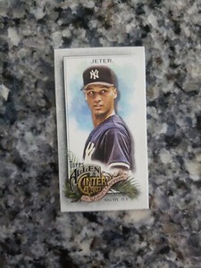 2022 Topps Allen and Ginter Derek Jeter Mini A&G Back Parallel SP Yankees #146
