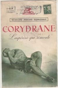 EGYPT Old Rare Medical Advertising Card CORYDRANE Tied 4 Mills 1950s - Picture 1 of 2