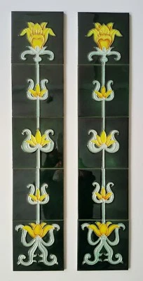 Victorian tiles Fireplace tiles Feature tiles - Image 1 of 4