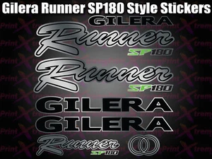 Kit Adesivi Decalcomanie Stile Gilera Runner SP180 Rep 125 172 180 200 - Foto 1 di 7