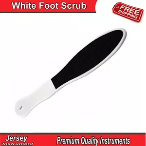 Chiropody White Fußpeeling Hornhautentferner abgestorbene Haut Schrubber Maniküre Schaber - Bild 1 von 4