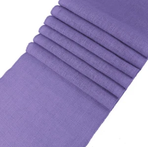 10 Burlap Jute Hessian Table Runner for Wedding Party Venue Decoration 12"x108" - Picture 1 of 19