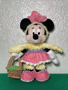De colección Disneyland Resort 2002 Feliz Pascua Minnie Mouse Bolsa de Frijoles Peluche 9' (I) - Imagen 1 de 11