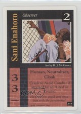 1995 On The Edge Collectible Card Game Standard Edition Sani Enahoro #A49 k0w