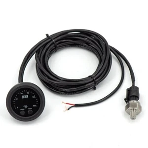 52MM Ultra-Thin Round Electronic Oil Pressure Gauge with 1/8NPT Sensor 0-150psi - Picture 1 of 7
