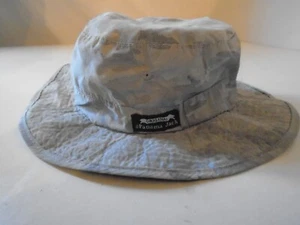 Panama Jack Original Mesh Fishin, Hikin,Sun Hat Size M, Gray Camo print slip tie - Picture 1 of 4