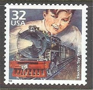 United States 1998 MNH Celebrate the Century 32 cent single Electric Toy Trains - Picture 1 of 1