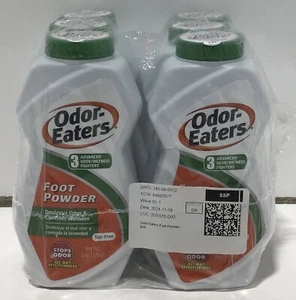 Odor-Eaters 6oz Talc-Free All Day Effectiveness Foot Powder 6 Pack - Picture 1 of 5