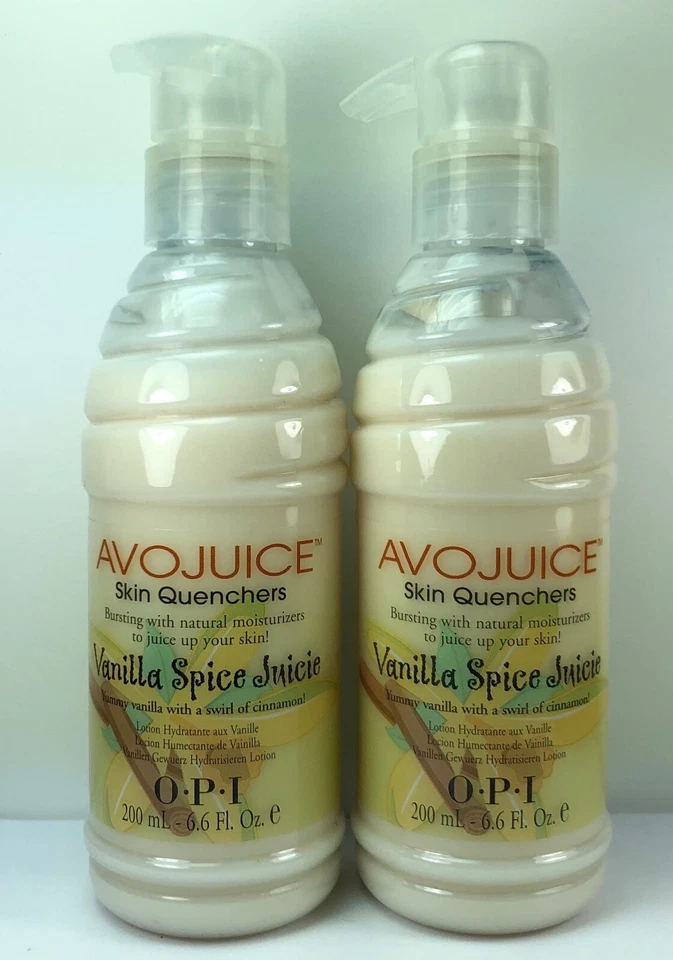 Loción para manos y cuerpo OPI Avojuice Skin Quenchers ESPICIA DE VAINILLA 200 ml - 6,6 oz Foto 1 de 1