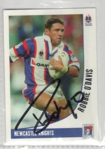 π₯ 2003 TELEGRAPH SIGNED CARD ROBBIE O'DAVIS #106 π₯ - Picture 1 of 1