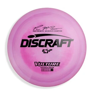 Discraft Paul McBeth ESP Vulture Distance Driver, Purple With Black - Picture 1 of 1