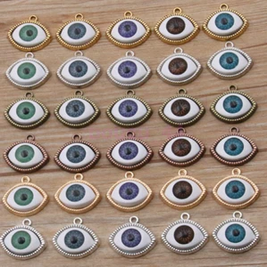 10X Mixed Random Halloween Evil Eyes Pendant Charms for Bracelet Necklace RANDOM - Picture 1 of 5