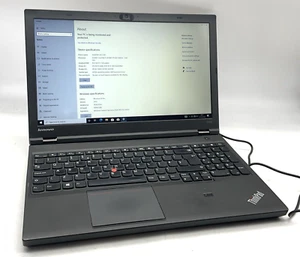 Lenovo ThinkPad T540P 15.5" I5-4210M 2.20 GHZ 16 GB RAM 256GB SSD W10 Pro - Picture 1 of 8