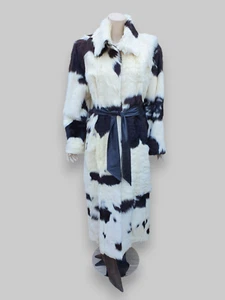 Brown & White Goat Coat -Medium - Picture 1 of 7