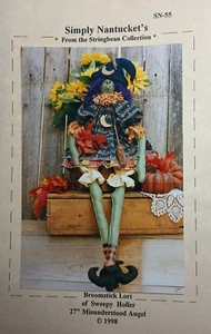 Besenstiel Engel Lori von Sweepy Holler Muster Halloween Puppe 27 Zoll Hexe - Bild 1 von 5