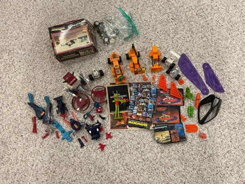 Large VINTAGE MEGO MICRONAUTS PARTS LOT Cover