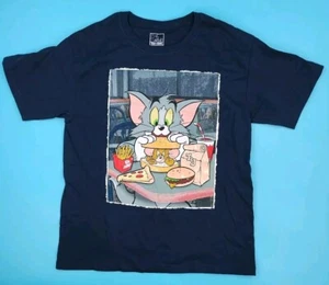 Tom & Jerry T Shirt Dark Blue Size XXL(18) - Picture 1 of 3