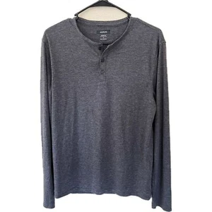 NWOT Alfani Henley Long Sleeve Shirt  - Picture 1 of 3