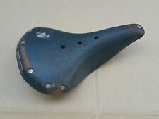Vintage 1970s Brooks Leather Bicycle Saddle Road Bike made in England 