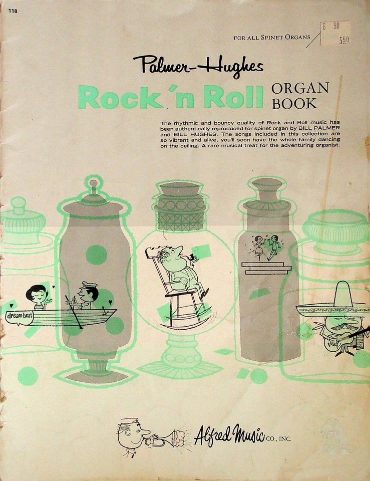 Organ Rock N Roll Sheet Music Song Book By Palmer & Hughes - Image 1 of 4