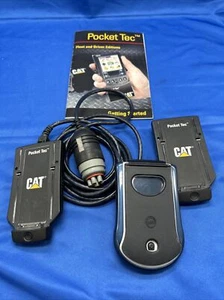Caterpillar Pocket Tec Palm 130m With 2 Cradles And 1 6 Pin Data Cable Untested - Picture 1 of 13