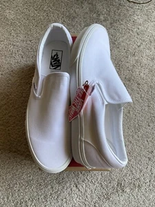 Vans True White Slip On 11 Skate New In Box - Picture 1 of 8