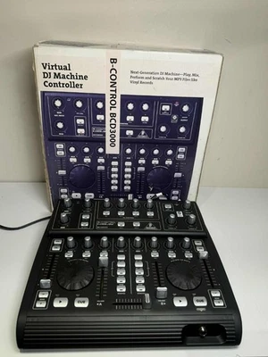 Behringer BCD3000 DJ Controller USB MIDI 4‑Ch + Audio Interface w/ Box - Image 1 of 4