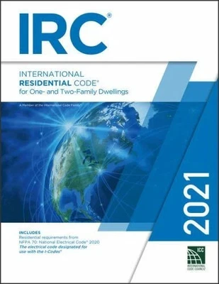 2021 International Residential Code (International Code Council Series) WITH FAS Foto 1 de 4