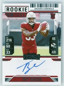2024 Panini Contenders Trey Benson Variation RC Auto #119 Cardinals - Picture 1 of 2