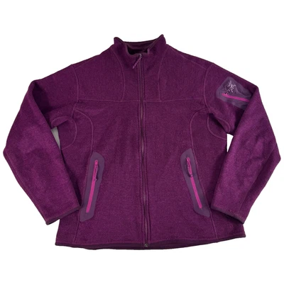 Женская флисовая куртка Arctyrex Polartec на молнии с карманами на молнии фиолетовая полиэстер размер XL - Изображение 1 из 4