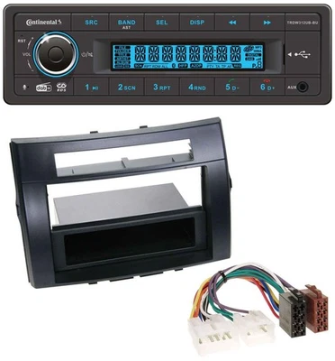 Continental MP3 DAB USB Bluetooth Autoradio für Toyota Corolla Verso 04-09 schwa - Bild 1 von 4
