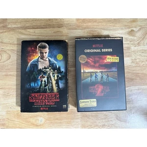 Stranger Things, Season 1 and 2 Blu-Ray,dvd Target VHS Box Set exclusive READ - Picture 1 of 6