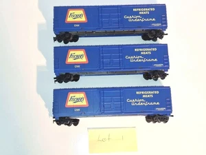Lot 1. IHC Fischers, 52' Reefers x 3. Excellent, As New cond. HO Scale. No Boxes - Picture 1 of 11