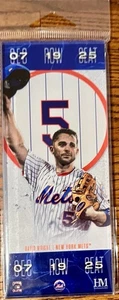 NY METS DAVID WRIGHT TICKET STUB PLEXI #5 NUMBER RETIREMENT 7/19/2025 BASEBALL - Picture 1 of 4