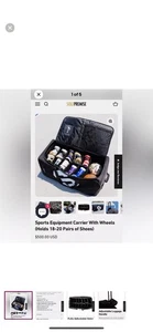 Sole Premise Sportgeräteträger mit Rollen (hält 18-20 Paar Schuhe) - Bild 1 von 4