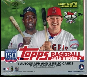 2019 TOPPS SERIES 2 HTA JUMBO BASEBALL SEALED BOX 10F PA KS, 46 CARDS PER PACK - Picture 1 of 1