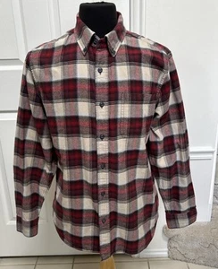 Weatherproof Vintage Flannel Plaid Shirt Long Sleeves Men’s L EUC - Picture 1 of 13