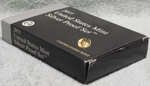 2011 U.S. Mint Silver Proof Set, 14 Coins, incl. (7) 90% Silver, w/ COA in OGP. - Picture 1 of 7