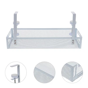 Socket Storage Rack Wire Organiser Cord Organizer under Desk Charging Cables - Afbeelding 1 van 12