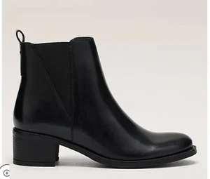 Dune London Chelsea Boot Ladies Black UK4/37 NEW RRP£120 QVC - Picture 1 of 13