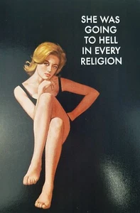 "HELL IS EVERY RELIGION!" Funny NobleWorks Blank Card Not Printed in China - Bild 1 von 5