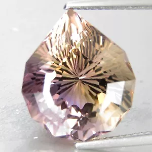 12.57Cts Stupendous Bolivian Natural Ametrine Fancy Pear Cut Loose Gemstone - Picture 1 of 5